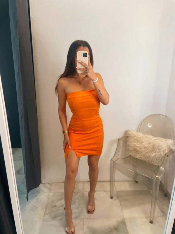 Vestido Melissa naranja